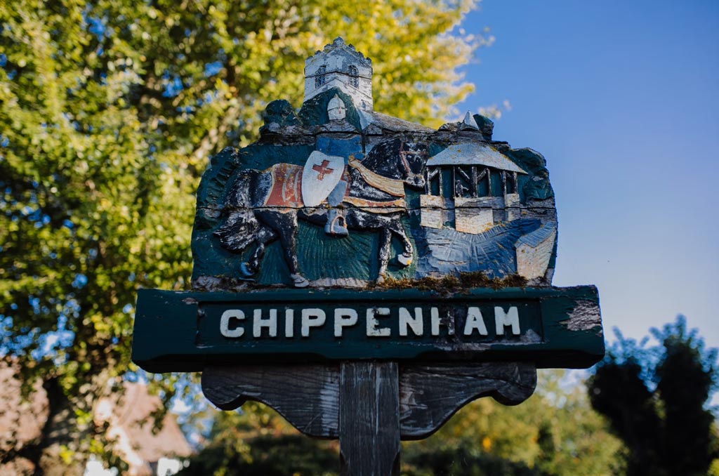 Chippenham Locksmith sign in village
